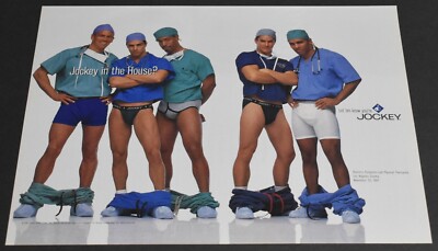 1998 Print Ad Jockey Underwear Doctors Surgeons Physical