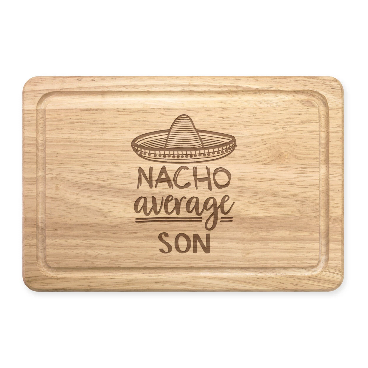 Nacho Medium Wire Rectangular Cutting Board Joke Worlds Best Awesome Funny