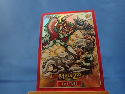 Battles Hodag vs Slide Rock Bolter MetaZoo Topps Chrome 2022 B2 Refractor