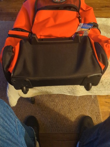 Lucas Hexagon Luggage Rolling Suitcase Bag 29x13x13 Red Brand New. - Picture 6 of 8