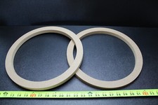 2 MDF SPEAKER RING SPACER 12 INCH WOOD 3/4 THICK FIBERGLASS BOX ENCLOSE RING-12R