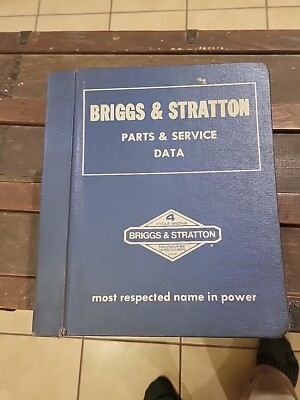 #ad #ad Briggs amp; Stratton Parts and Service Manual 1990#x27;s Repair Sales Parts Lists $49.99
