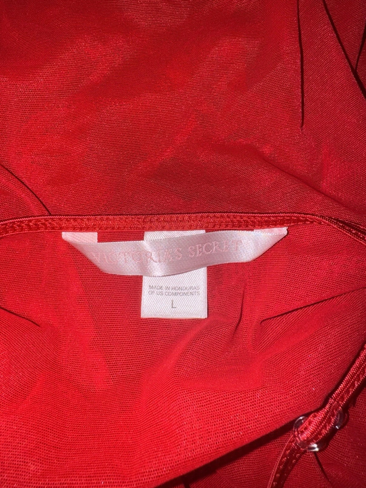 UNDERCOVER Abito Slip Vintage Y2K Victoria’s Secret 2002 Rosso Pizzo Large