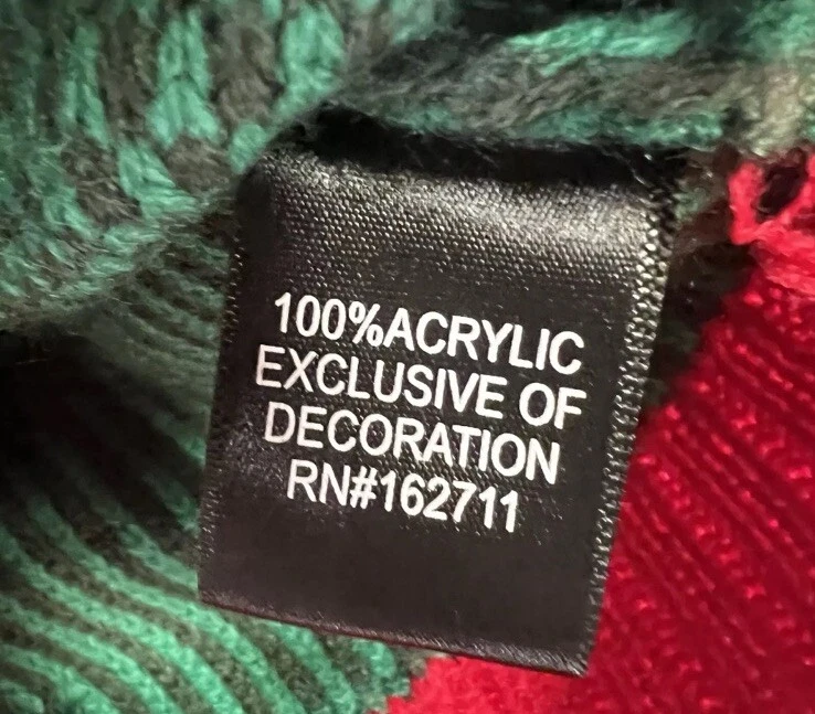 Blizzard Bay Sweater Mens XL Green Camo Brewdolph Beer Ugly Christmas Drinking