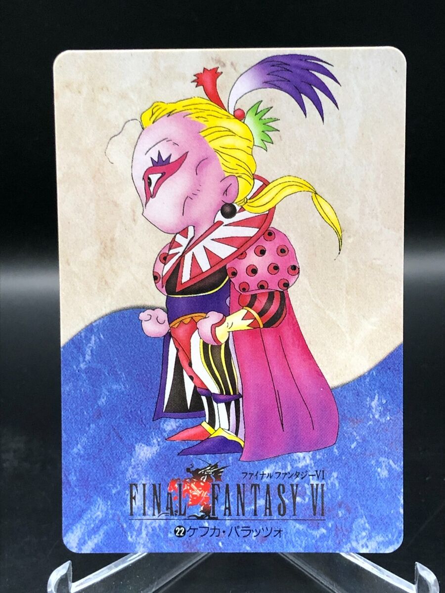 22 Kefka Palazzo 1994 FINAL FANTASY 6 card JAPAN SQUARE D707 22 Kefka Palazzo 1994 FINAL FANTASY 6 card JAPAN SQUARE D707