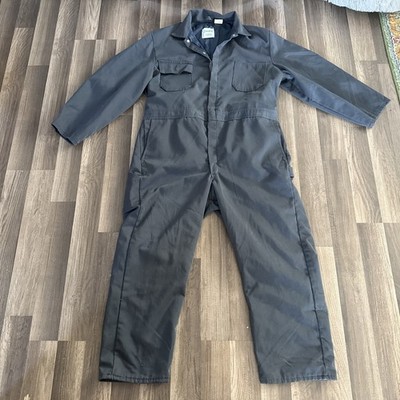 Walls Zero Zone Coveralls  XLarge R Insulated Outerwear Cotton Blue Canvas