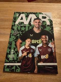 ASTON VILLA V AJAX 14/03/24 UEFA CONFERENCE LEAGUE OFFICIAL PROGRAMME