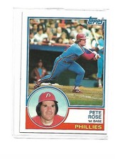 1983 Topps Baseball #100 Pete Rose