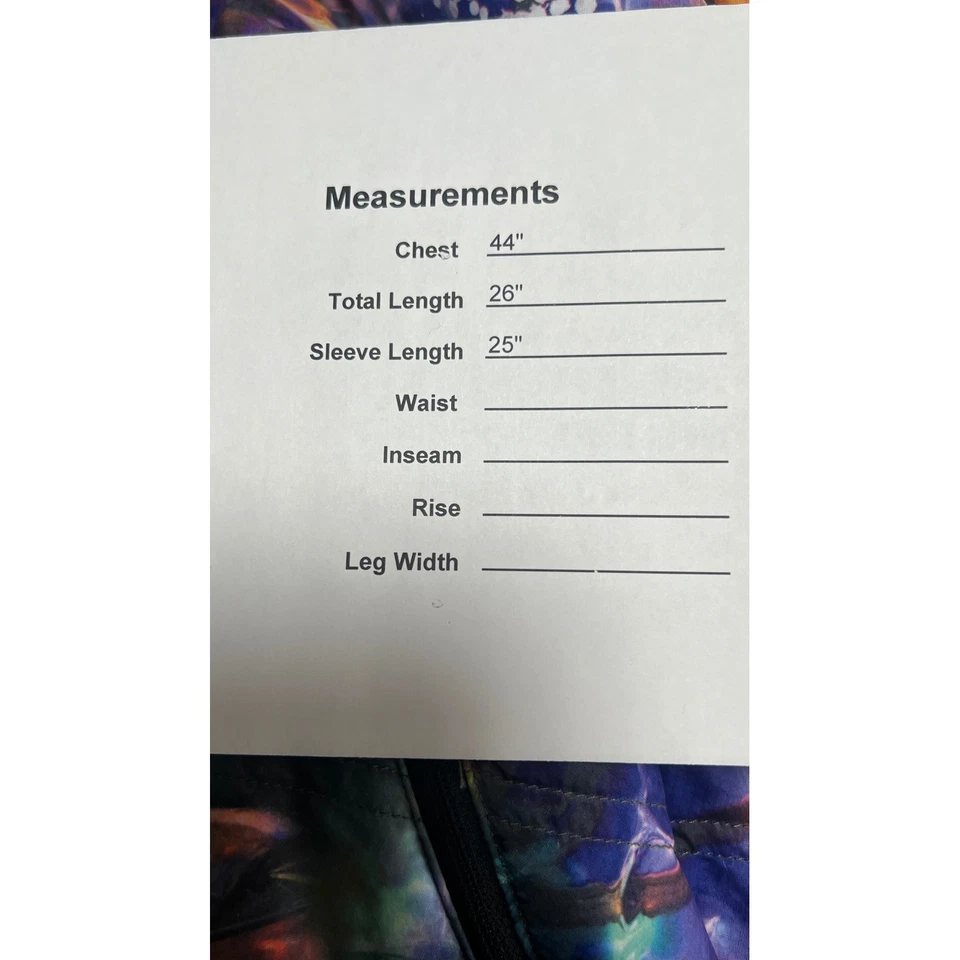 Spyder Glissade Insulator Jacket Womens L 840 Dye Print Primaloft Ski Team - AC - Image 2 of 4