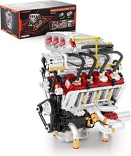 V8 Engine Model Kit 2347PCS STEM Building Blocks Gift