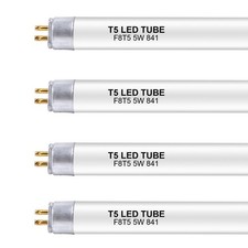 12 Inch F8T5/CW LED Bulbs, 4100K Cool White, T5 LED 5 Watts Replace Fluoresce...