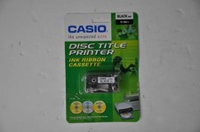 NEW Casio TR-18BK-S Black Ink Disc Title Printer Ink Ribbon Cassette TR-18BK-S