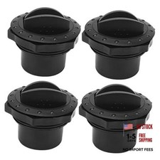 4 Pcs Dashboard Air Conditioning Deflector Outlet, Plastic Round Louvered