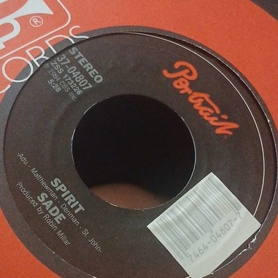 Sade Smooth Operator / Spirit 7'' Vinyl Record Portrait 1985 Single 45 RPM
