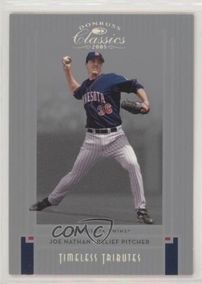 2005 Donruss Classics Silver Timeless Tributes 63/100 Joe Nathan #136 0a2