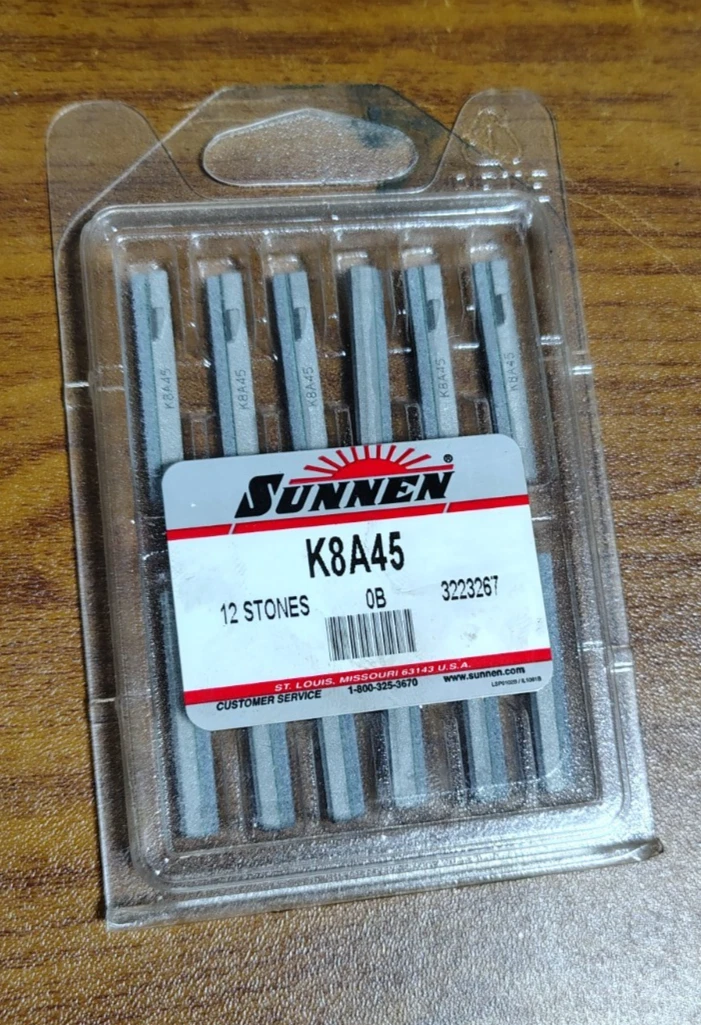 K8 A45 SUNNEN HONING STONE 150GRIT 12 STONES PER PACK