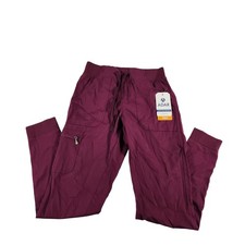 Adar Pro Womens Tailored Fit Jogger Scrub Pants Wine Burgundy P7104 XS NWT