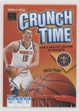 2019-20 Panini Donruss Crunch Time Press Proof Nikola Jokic #3 qc6