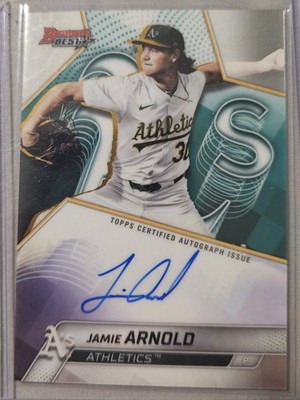  2025 Bowman's Best - Best of 2025 Autographs Jamie Arnold #B25-JA (AU, RC)