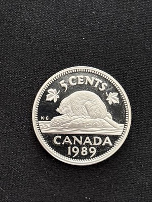 1989 CANADA 5 CENTS - beautiful coin, free shipping. Z529 | eBay