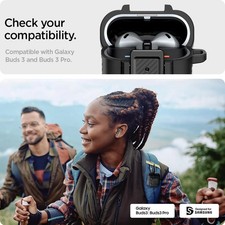 Lock Fit Designed for Samsung Galaxy Buds3 Pro and Buds 3 Case 2024 Cover with
