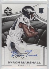 2016 Panini Limited Rookie Spotlight Silver 30/35 Byron Marshall #158 Auto 5yr