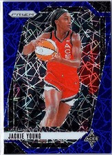 2024 Panini Prizm WNBA #1 Jackie Young Blue Velocity Prizms