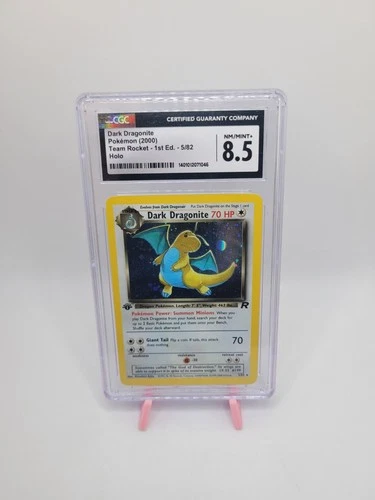 Dark Dragonite Pokemon 2000 5/82 Team Rocket 1st Edition HOLO - CGC 8.5 NM/Mint+