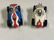 copyright 1970 2 car LOT 4" IDEAL toy cars TORQUE BOX and TURBO TERROR Hong Kong