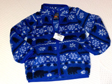 NWT WOW Boys 4T The Children's Place Full Zip Plush SHERPA Fleece Shirt Jacket
