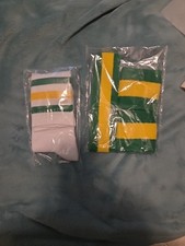 5-piece Socks Sweatbands Set Green & Yellow (P-24)