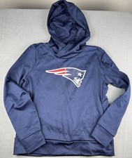 Nike Therma Women's New England Patriots Blue Hoodie NFL Size Medium New W/ Tags