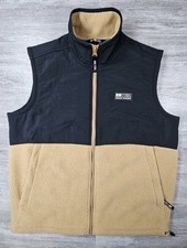Eddie Bauer EBTEK Vest Mens Large Full Zip Fleece Zip Pockets Gapcore Hiking