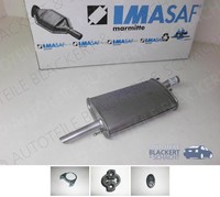 Imasaf ESD Auspuff Endtopf für Ford Fiesta IV (Ja) + Kasten 1.8 Di/Td 55KW