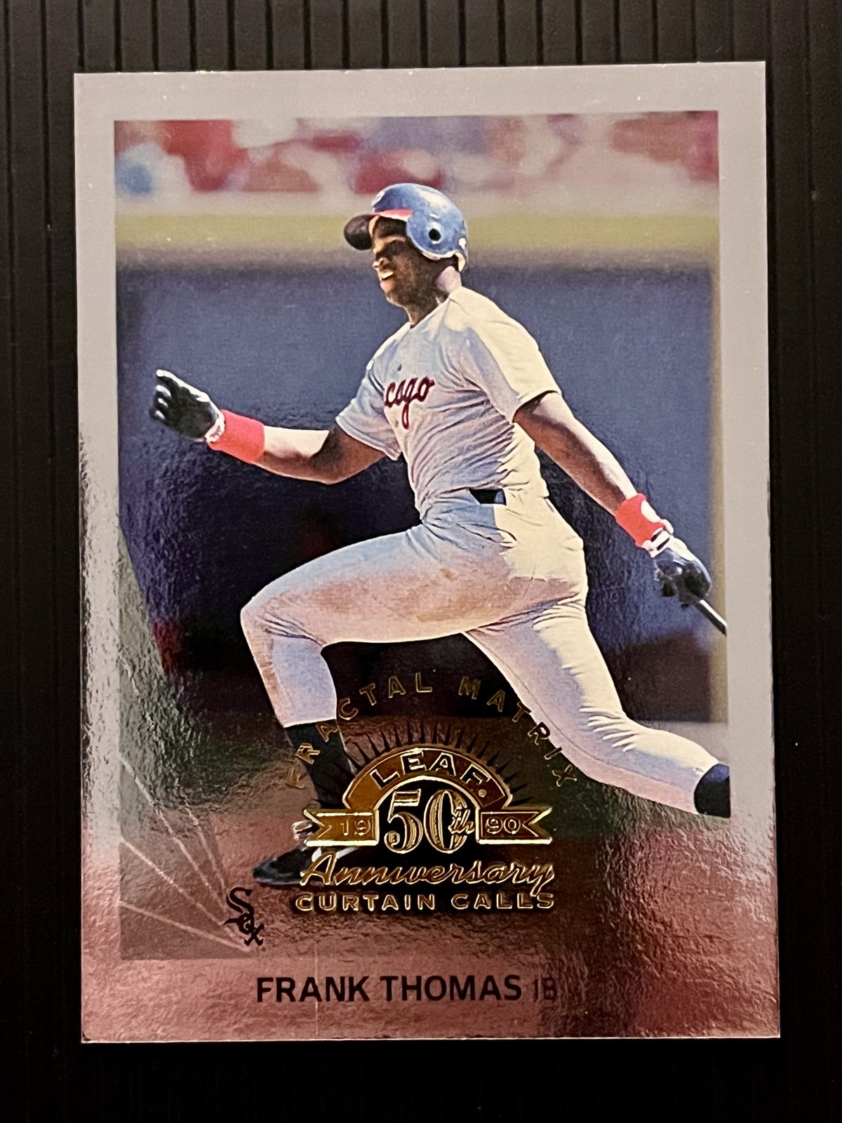 1998 Leaf - Frank Thomas #157 Fractal Matrix Silver /600