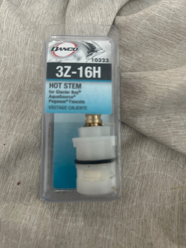 Danco Hot Stem for Glacier Bay and Pegasus Faucets White 3Z-16H 10323