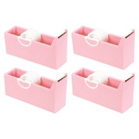 4Er Pack Klebebandhalter FüR Schreibtisch, Cutterhalter In Rosa