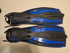 Oceanic Viper 2 Scuba Fins Open Heel Adjustable - BlackBlue Size XL