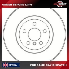 1X DISCO FRENO PER BMW X1 2 SERIE X2 1 SERIE ANTERIORE