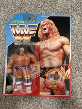 Vintage 1991 Hasbro WWF Ultimate Warrior Purple Trunks Factory Sealed New