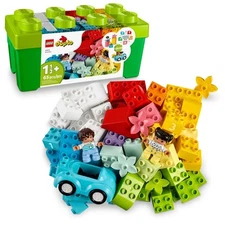 DUPLO Classic Brick Box Building Set - Features Storage Organizer, Toy Car, N...