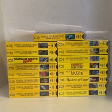 Lot of 17 National Geographic Video VHS Tapes Sealed Documentary Collection 1990