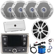 Infinity Marine Bluetooth Receiver, 4x 6.5" Speakers, 10" Subwoofer, Amplifier