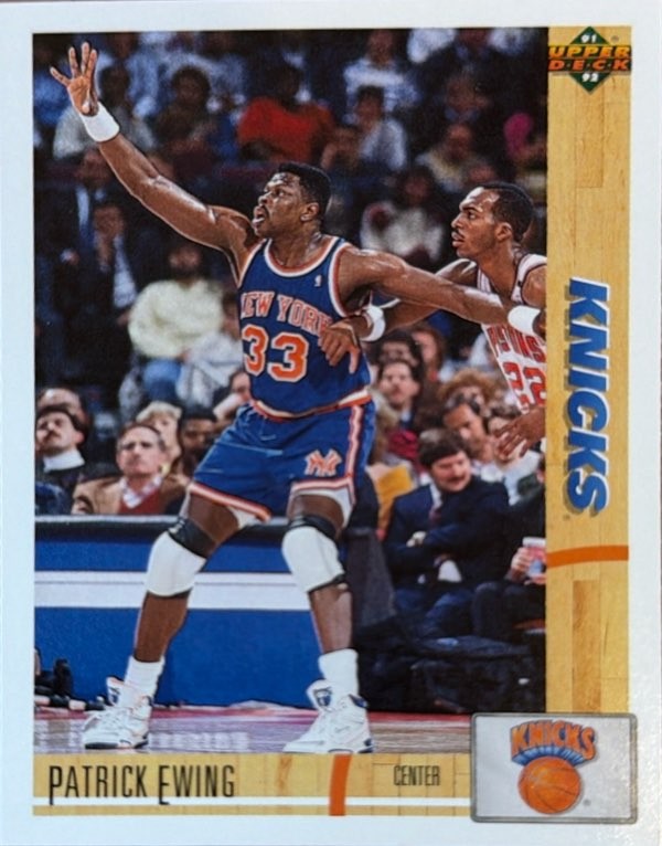 1992 Upper Deck McDonalds French #9 Patrick Ewing