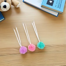 6 Pcs Pom Poms For Roller Skates With Bells Colorful Shoe Charms Decoration