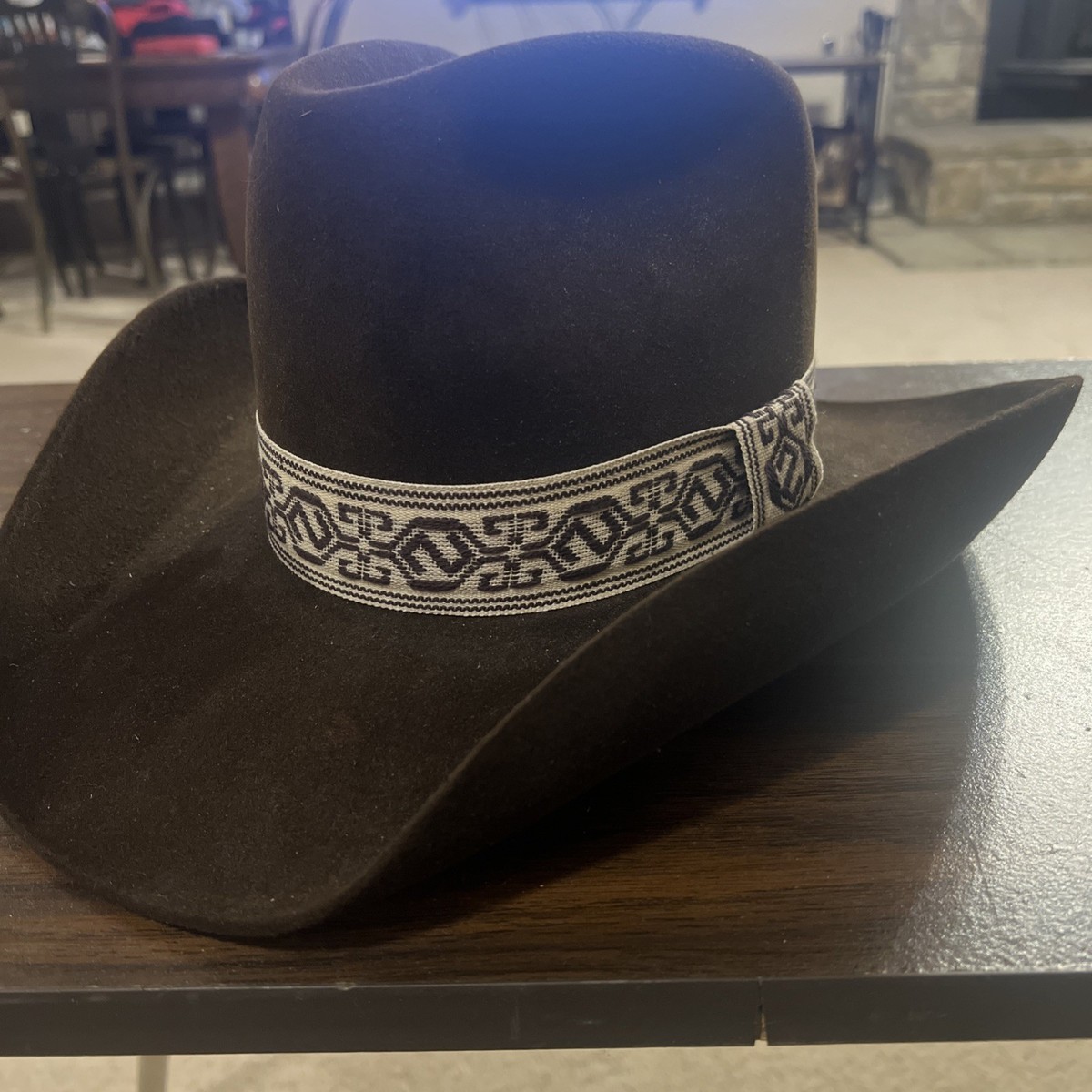 John B. Stetson XXXX 4X Beaver Chocolate Brown Cowboy Hat Size 6 7 John B. Stetson XXXX 4X Beaver Chocolate Brown Cowboy Hat Size 6 7