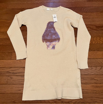 Gap Kids Girls Ivory XL Long Sweater or Dress NWT