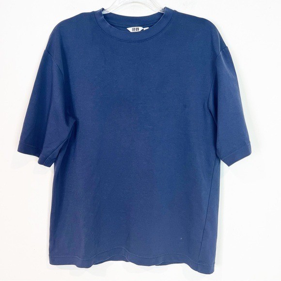 UNIQLO NAVY BLUE SHORT SLEEVE T-SHIRT MENS SZ MEDIUM