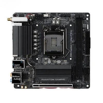 ASRock Z390i Z390 PHANTOM GAMING-ITX/AC LGA 1151 Mini ITX Motherboard