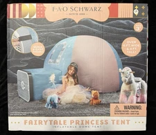 NEW  FAO Schwarz Fairytale Princess Inflatable Dome Tent